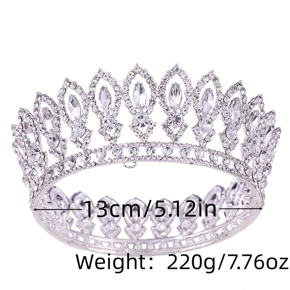 Crystal Crown Rhinestone Wedding Headwear Bride Hair Accessories