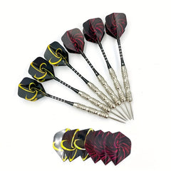 12pcs Professional Metal Darts Steel Tip Set with Non-slip Aluminum Rod
