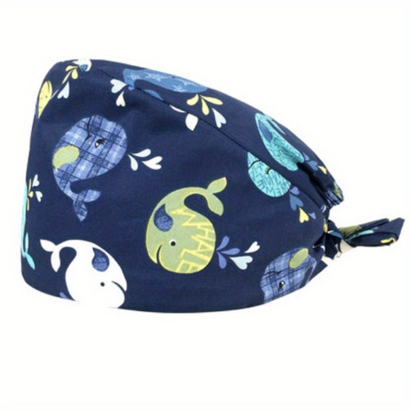Embroidered Printed Working Hat Cartoon Nurse Hat