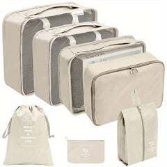 7 Pcs Travel Luggage Bag Sets Storage Bags Organizers