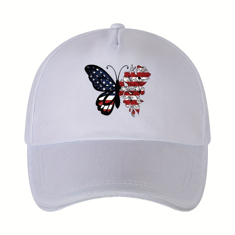 Flag Butterfly Iron On Patches For Clothing Pillow Bag Sticker