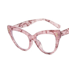 Women Oversized Cat Eye Computer Glasses Block Blue Light Relieve Fatigue