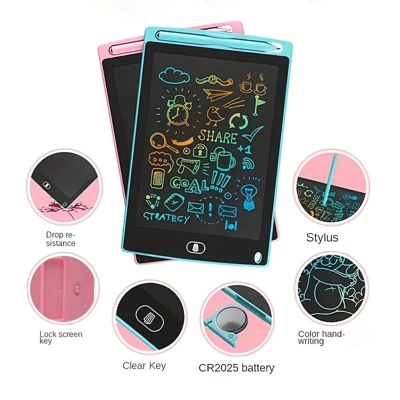 LCD Writing Board 21.59 Cm Screen - Kids Learning Toy
