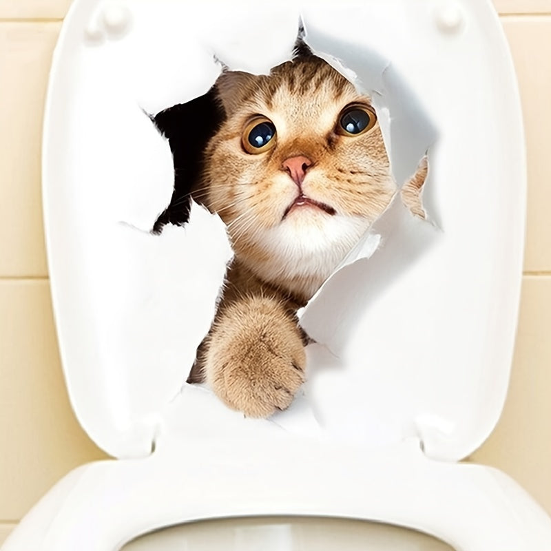 Adorable Kitten Wall Stickers - Cute Home Decor Accent