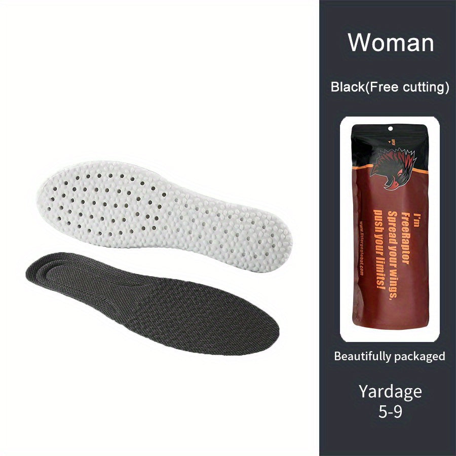 Elastic Large Particle Sports Insoles for Running