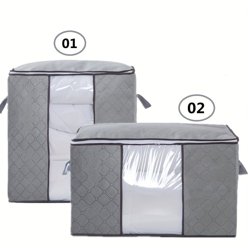 Double Layer Waterproof Quilt Storage Bag Clothing Organization