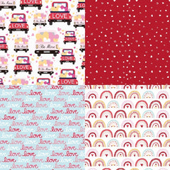DIY Photo Album Scrapbook Material Paper Love Theme Background Paper 6 Inch
