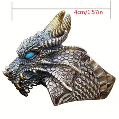 Retro Dragon Head Men's Ring Gift Men's Single Ring