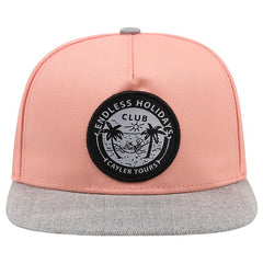 Pink CLUB Pattern Hip Hop Baseball Cap