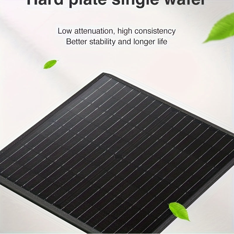 60W Flexible Solar Panel Waterproof USB Fast Charging