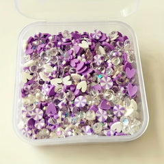 1pc Colorful Soft Pottery Frosted Beads Pendants Slime Crystal Mud DIY Jewelry
