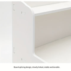 Desktop Storage Rack Wooden Double Layer Cosmetics Student Desk Storage