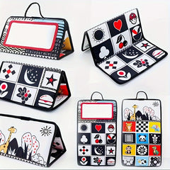 Children's Cloth Book with Mirror Toy