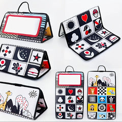 Children's Cloth Book with Mirror Toy
