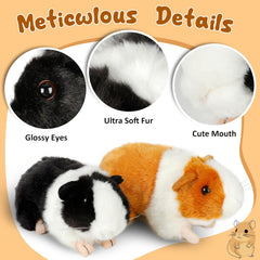Real Life Guinea Pig Plush Toy Mouse Rats Stuffed Animal