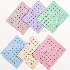 Lowercase Letter Stickers English Alphabet Number Sticker