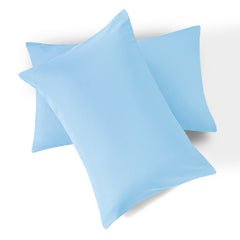 Microfiber Pillowcases Pair Envelope Closure Solid Pillow Caces