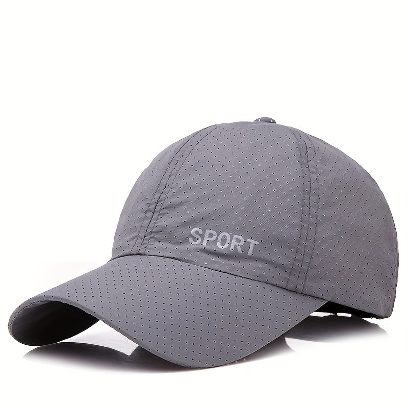 Outdoor Sunscreen Hat For Man Breathable Quick drying Baseball Cap