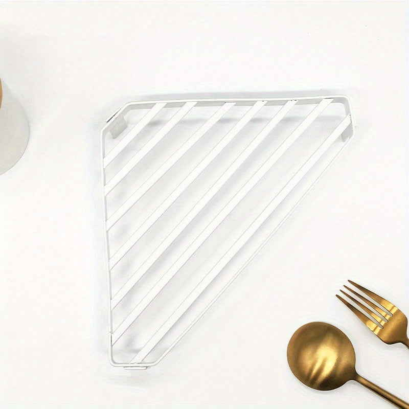 Wrought Iron Kitchen Pot Rack Heat Insulation Storage Rack