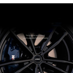 4pcs 68mm Wheel Center Caps Hub Cover with Tire Valve Cover Car Emblem