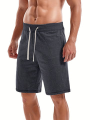 Men's Comfy Elastic Waist Drawstring Shorts for Summer