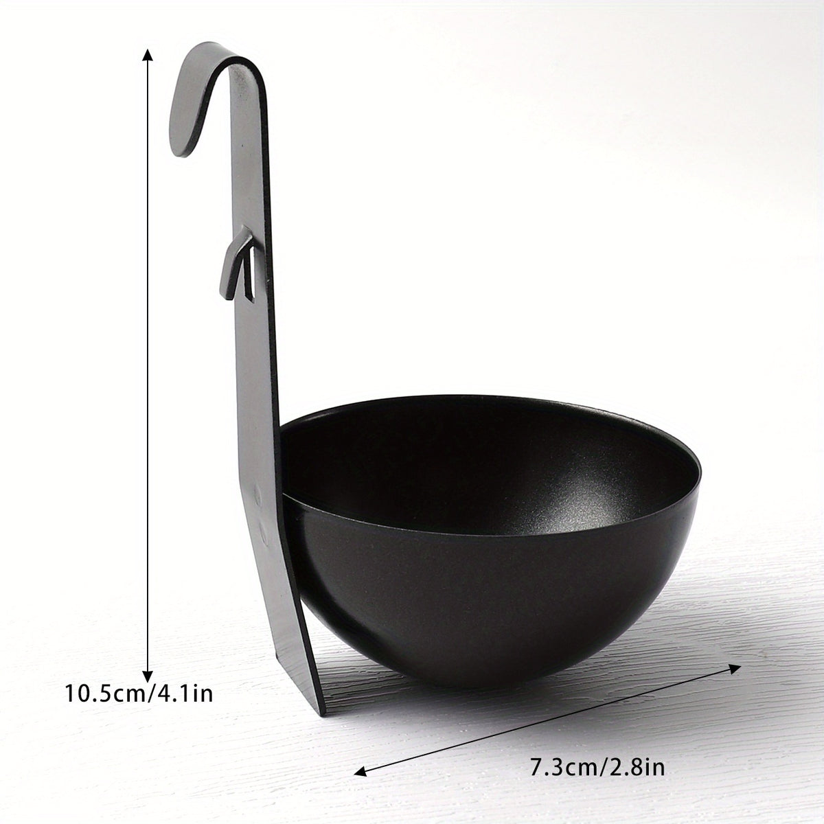 Stainless Steel Egg Poacher with Hook for Even Egg Cooking