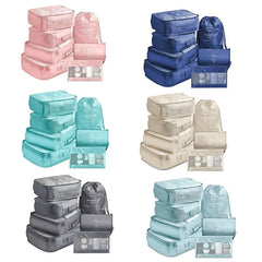7Pcs Travel Clothes Classification Storage Bag Packing Cube Organizer Pouch