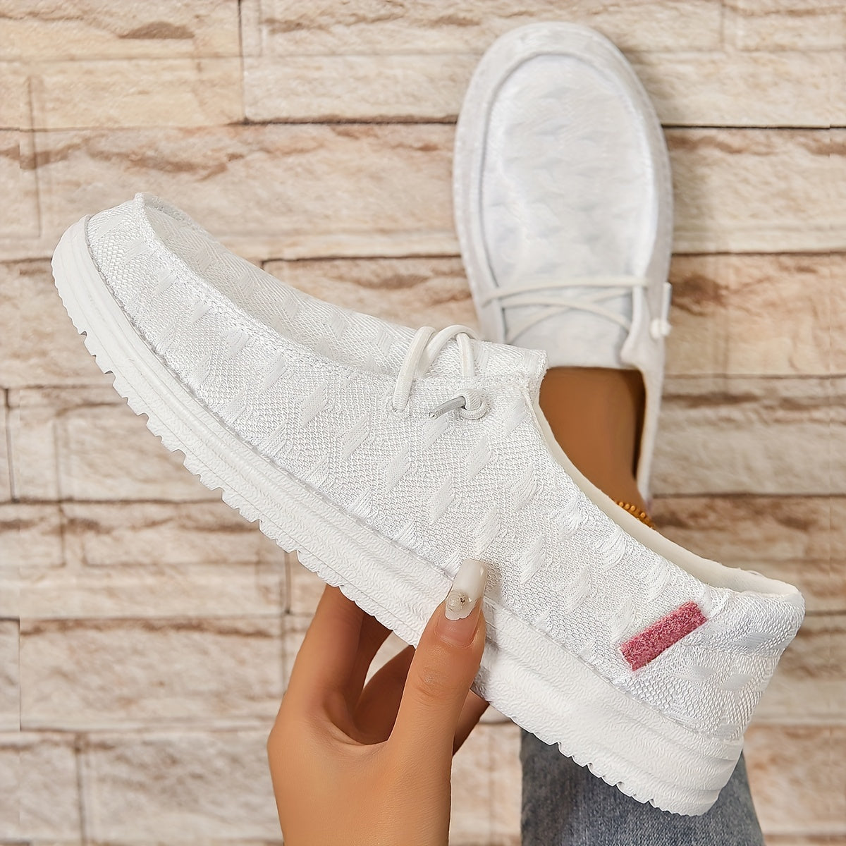 Women's Flat Mesh Loafers Casual Slip On Shoes
