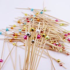 100 Bamboo Cocktail Picks for Appetizers and Parties