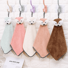 Cartoon Coral Fleece Towel for Bathroom & Kitchen