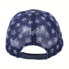 Embroidered American Flag Baseball Cap for Men
