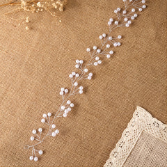 Faux Pearl Wreath Princess Hair Hoop Head Jewelry Hair Accessories For Girls