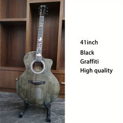 Folk Guitar 41 inch Hand Protector Shining Beginner Guitar