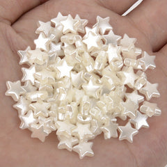 50pcs 8mm Star Acrylic Spacer Beads Jewelry Making DIY Bracelet Necklace