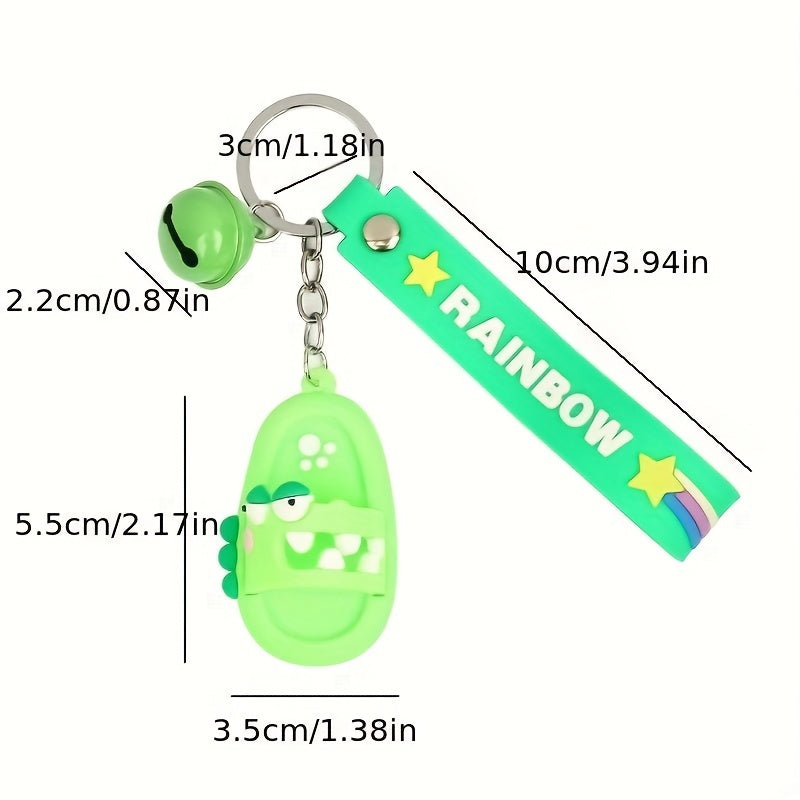Cartoon Animal Slipper Bracelet Keychain Funny Animal Purse Bag Backpack Car Key