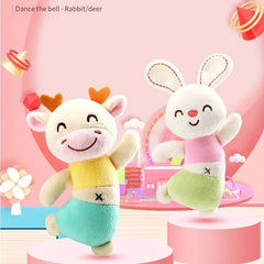 Baby Rattle Plush Comforting Doll Bed Bell Decoration