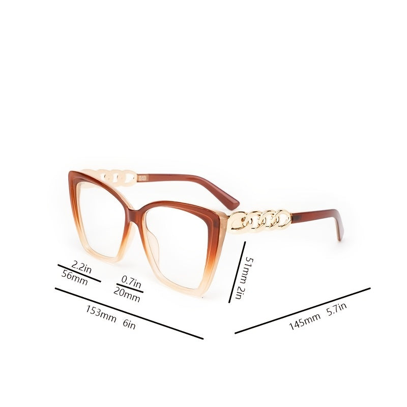 Elastic Temple Light Blocking Glasses for Women Unisex