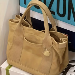 Women's Canvas Satchel Bag Lightweight Handbag For Work