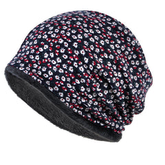 Winter Warm Beanie Scarf Hat Thermal Knitted Slouchy Thick Skull Cap