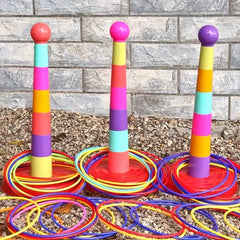 Kids Hoop Toy Parent-child Indoor Outdoor Puzzle Game Competition