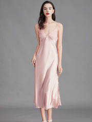 Satin Cami Night Dress - Women's Sleepwear
