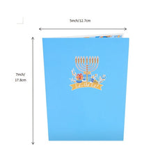 Happy Hanukkah 3D Pop Up Card Jewish Holiday Cards