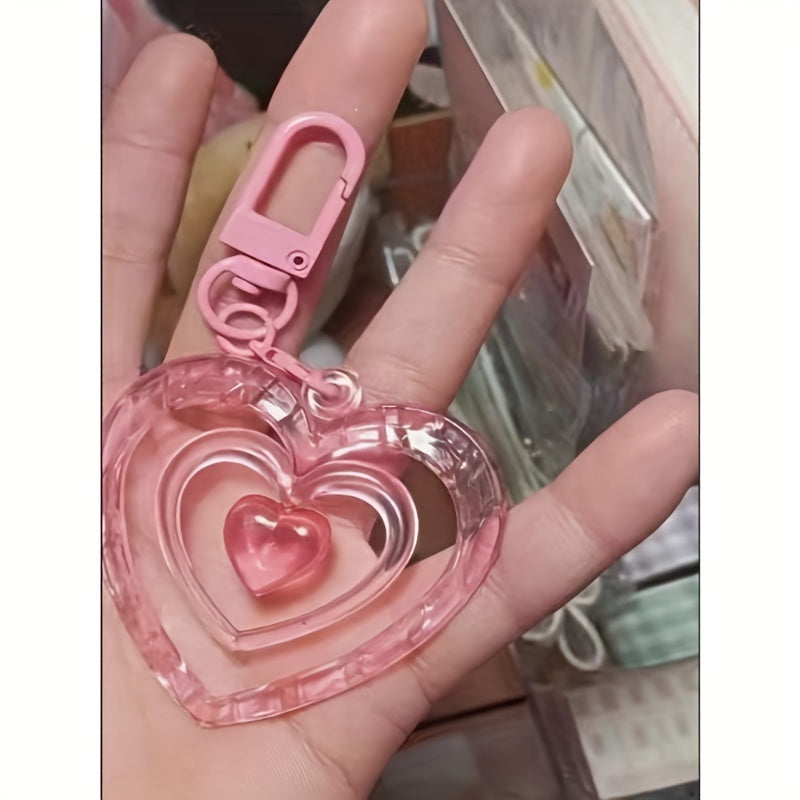 Y2k Love DIY Couple Keychain Pink Phone Pendant