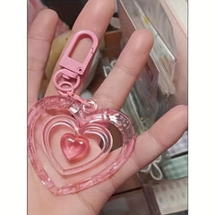 Y2k Love DIY Couple Keychain Pink Phone Pendant