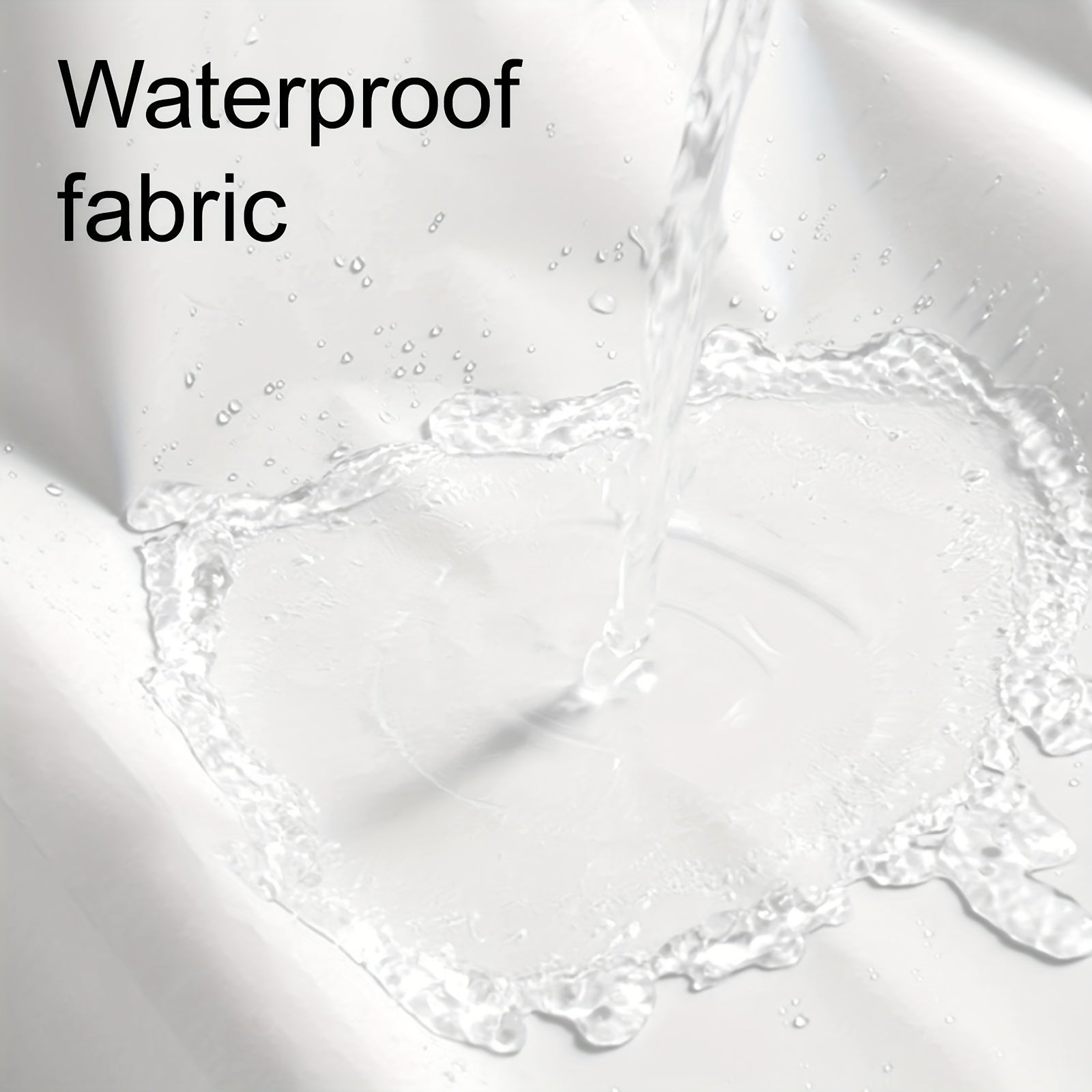 Flower Checkered Plaid Shower Curtain Waterproof Bathroom Decor Accessory