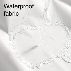 Flower Checkered Plaid Shower Curtain Waterproof Bathroom Decor Accessory