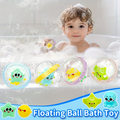 Ocean Animal Floating Ball Bath Toy Unisex Shower Gift
