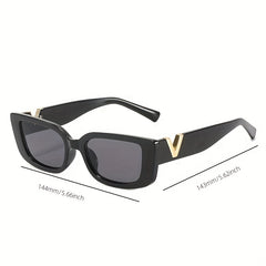 Square Sunglasses UV400 Anti Glare Glasses for Women Men