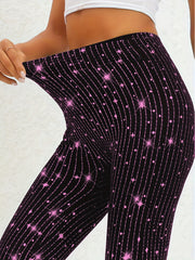 Women's Plus Glitter Dot High Rise Leggings