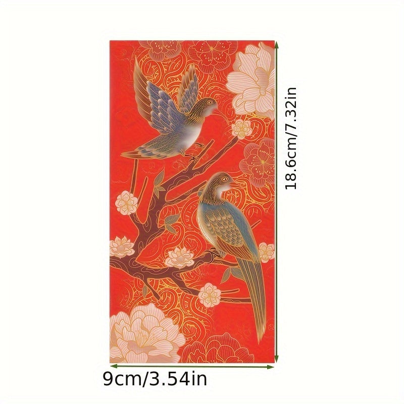 6pcs Year Red Envelope Dragon Lucky Money Gift Spring